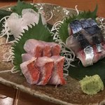 Azumashitei - お刺身の盛り合わせ 美味しかったです！