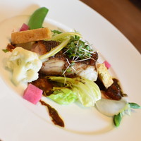 Dining & Bar TENQOO - ＴＥＮＱＯＯビュッフェ＆メインディッシュセット（３，７００円）の『魚料理』２０１８年４月