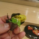 大天寿司 - 〆の漬物巻き