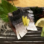 かばちゃん食堂 - 〆鯖刺し 680円