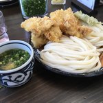 本格手打 麺の蔵 - かしわ天ざる大