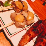 焼き鳥 鳥抱月 - 里芋の柚子味噌とつくね