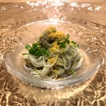 スガハラ - 静岡 生しらすとからすみの冷製Capellini