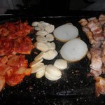 芭李呑 - サムギョプサル出来上がり～