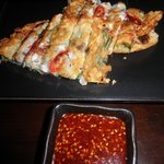 芭李呑 - アサリとイカのネギチヂミ