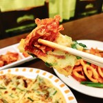 キムチの大盛屋 - キムチを巻いて‼︎