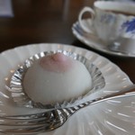 乳神(ちがみ)まんじゅうセット480円…なかなかリアルです(≧∀≦)