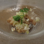 お肉屋 けいすけ 三男坊 - ミノのサラダ仕立て