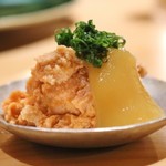 伊藤家のつぼ - monkfish liver with sour miso sauce　あまりの美味しさにお代わりしてしまったあん胆酢味噌がけ