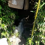 永楽 - 千と千尋的な店入口