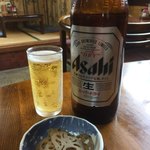 鳥礼食堂 - 瓶ビール600円