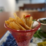 雪の下精進茶寮 - うどのキンピラ