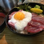 谷町 一味禅 - マグロ山かけ丼（￥900）