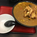 極楽うどん TKU - 豚天トマトカレーうどん（￥950）