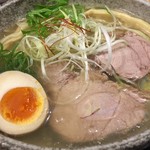布施 細見商店 - 限定 さんま煮干し冷やしラーメン（￥800）