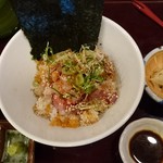 三彩 - 三彩の海鮮丼 真鯛のゴマだれ茶漬け