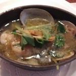 ビストロ　アギャット - 旬の魚介のサフランスープ仕立て