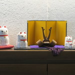 寛幸 - 30年4月　マトリョーシカ招き猫との置物コラボ