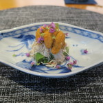 寛幸 - 30年4月　毛蟹、スナップエンドウ、雲丹　花穂