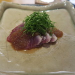 寛幸 - 30年4月　鰹タタキ　新玉葱ソース　目葱