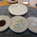 寛幸 - 30年4月　ソース、自家製タルタル、塩