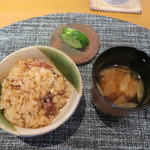 寛幸 - 30年4月　新生姜とホタルイカの炊き込みご飯　花穂