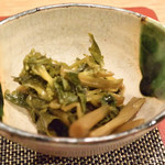 たわし - 【たわし　おすすめ三品】 ◇花わさびの醤油漬け　