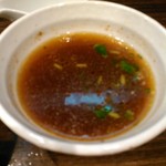 櫻井中華そば店 - スープ割り