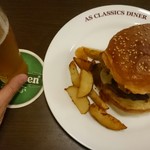 エーエス クラシックス ダイナー - ラタトゥイユチーズバーガー￥1580
