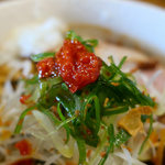 BASSO - 油そば・中盛（800円）
      