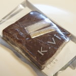 【2011.2.11】フォンダン・オ・ショコラ(320円)♪ゲランド産の塩と白コショウを振り掛けると楽しい味わいに☆