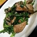 和食とよま - レバーニラ炒め