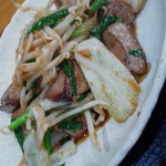 和食とよま - レバー野菜炒め定食