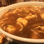 味奈登庵 - #食べログ的に撮るとこうなる。  
      安心のカレー南蛮そば