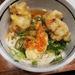 おにやんま - 冷やうどんとり天420円