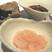 醍醐味 丸ビル - 珍味。甘海老の塩辛って珍しいよね。