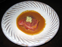 ざくろ 銀座店 - まぐろ胡麻醤油がけ