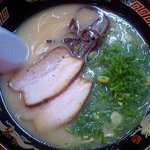 長浜屋台ラーメン - s-nagahamayatai kawabata081014-03