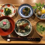 日本酒と和薬膳 ソラマメ食堂 - 薬膳料理セミナーのお昼ごはん