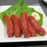 大衆BAR サムシング - あらびきソーセージ¥450
