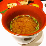 ぎんざ 一二岐 - なめこの味噌汁