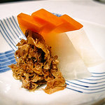 ぎんざ 一二岐 - 大根と人参のお新香