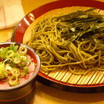 五味箱 - 仕上げの茶蕎麦