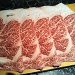 焼肉秀吉 - 霜降り和牛しゃぶしゃぶ(1人前)