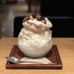 カフェ ソラーレ Tsumugi - 鹿の子豆とあずきクリーム