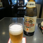 Yamaya Honten - 瓶ビール（キリン一番搾り）