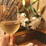涿屋 - グラス白ワイン