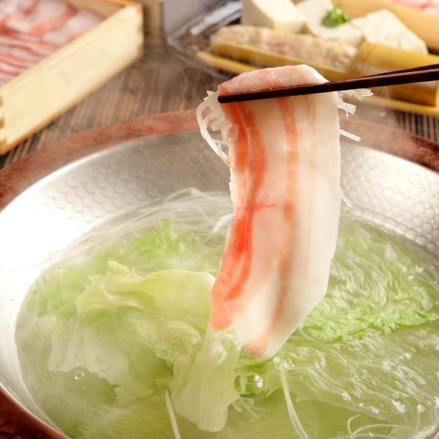 昆布出汁の豚しゃぶ~つゆ出汁~