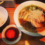 らーめん芝浜 - 朝らー定食〈米朝〉