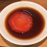 らーめん芝浜 - 榛名濃厚卵の黄身 醤油づけ